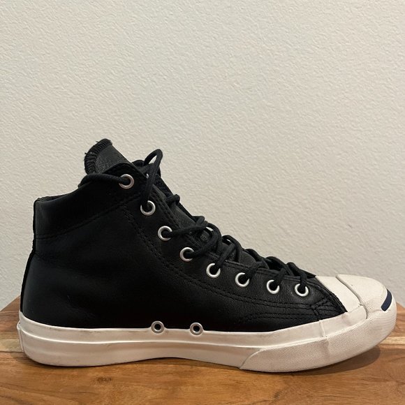 Converse Jack Purcell Leather Sneakers - Picture 3 of 8